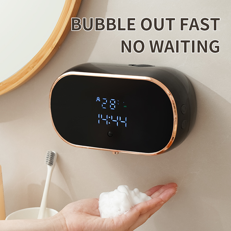 Soap Making Machine At Home - スマート自動泡ソープディスペンサー USB充電式ハンドウォッシングマシン 浴室用 ABS素材 2色展開