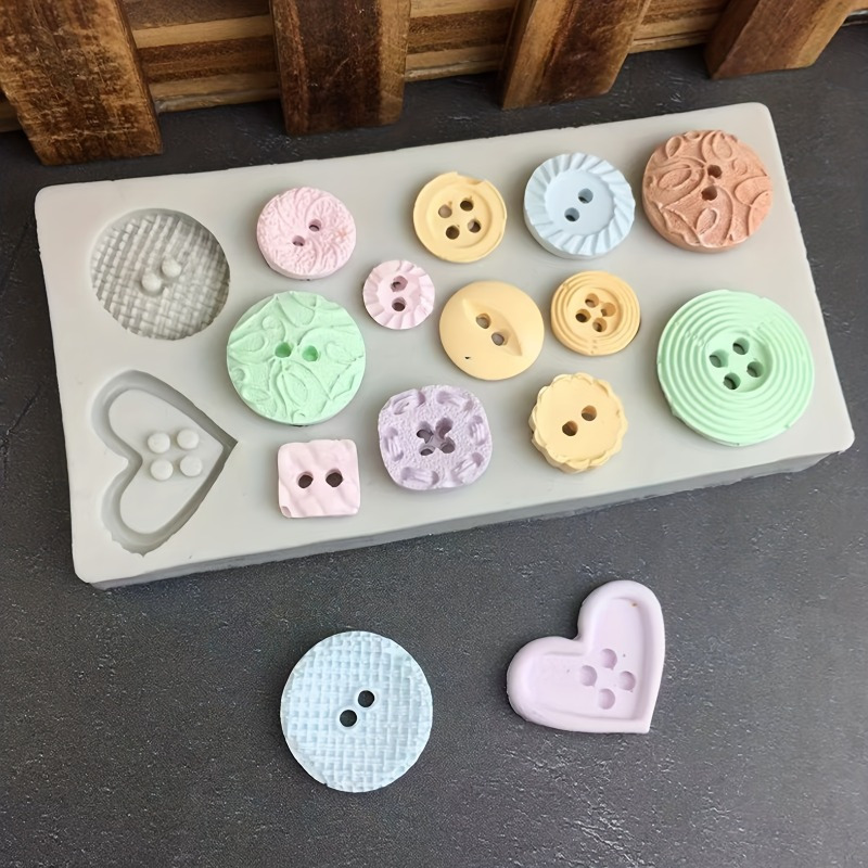 Soap Making Gloves - ボタン型シリコンモールド シリコンモールド 石鹸やキャンドルの装飾ツール用