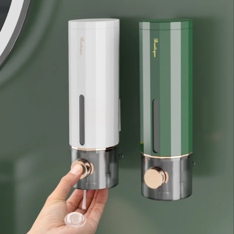 Soap Making Machine At Home - 手動ソープディスペンサー壁掛け浴室ソープディスペンサー洗濯ハンドサニタイザーファミリーホテルシャワージェル浴室ツール