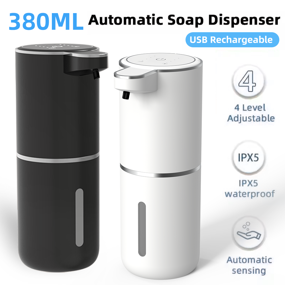 Soap Making Machine At Home - 380ML タッチレス IPX5 防水 4段階調整可能 泡/ジェル