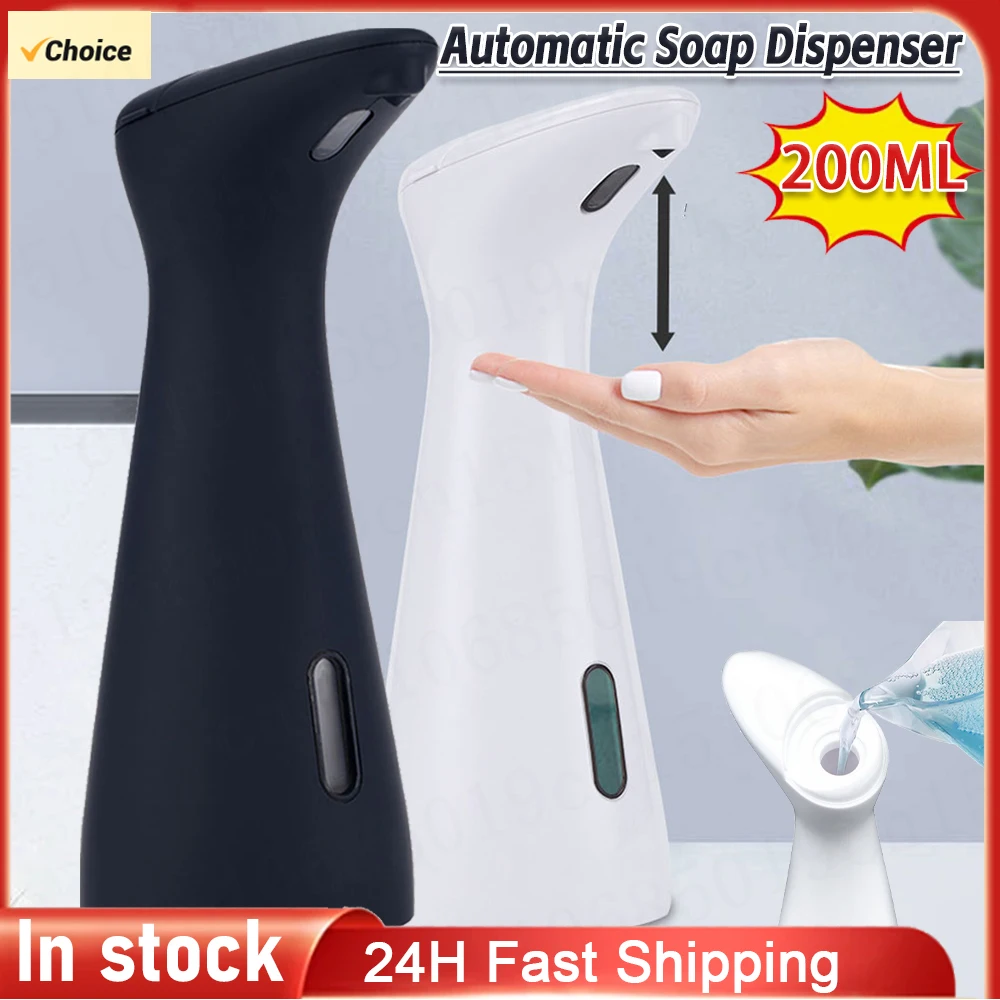 Soap Making Machine At Home - 自動手指消毒剤ディスペンサー,液体石鹸容器,非接触センサー,スマート,200ml