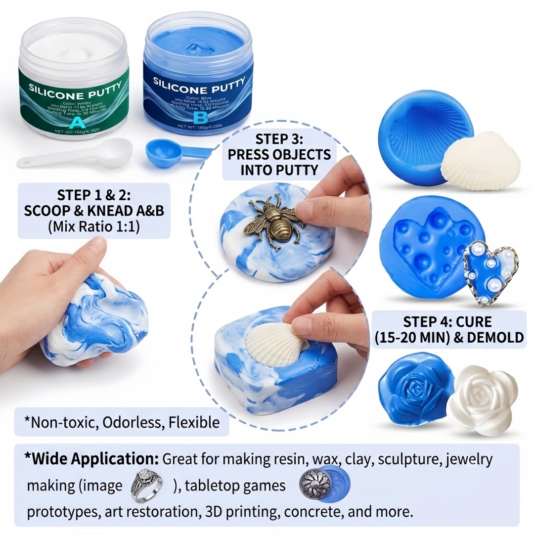 シリコーンパテ型作成用品 石膏キャンドル石鹸型用に簡単に成形 - Soap Making Gloves のレビューと価格
