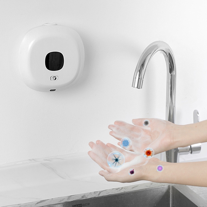 石鹸ディスペンサー壁掛け式タッチレスフォーム石鹸ディスペンサ - Soap Making Machine At Home のレビューと価格