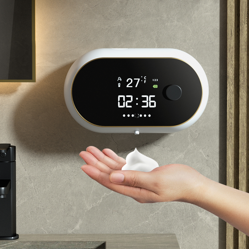 新しい壁掛けソープディスペンサー誘導自動タッチレスソープディ - Soap Making Machine At Home のレビューと価格