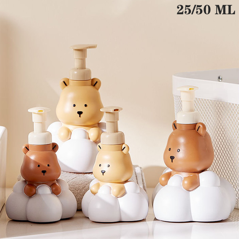 漫画のクラウドベア発泡ソープディスペンサー、バスルームハンド - Soap Making Machine At Home のレビューと価格