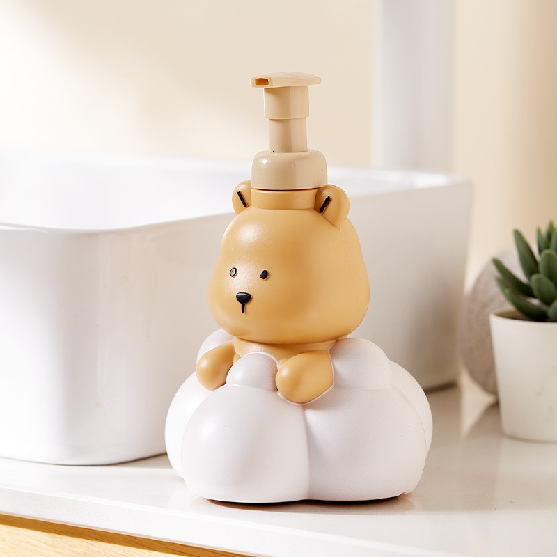 漫画のクラウドベア発泡ソープディスペンサー、バスルームハンド - Soap Making Machine At Home のレビューと価格