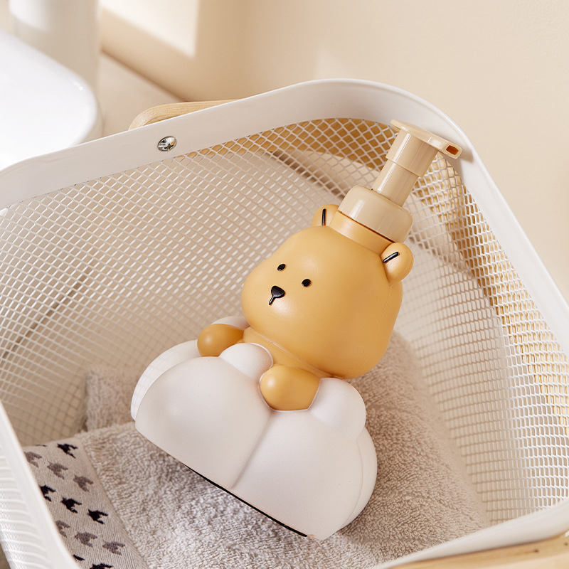 漫画のクラウドベア発泡ソープディスペンサー、バスルームハンド - Soap Making Machine At Home のレビューと価格