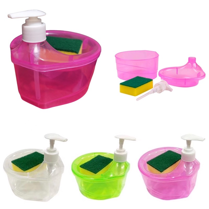 1000ml ソープディスペンサーとスクラバーホルダー多機能 - Soap Making Machine At Home のレビューと価格