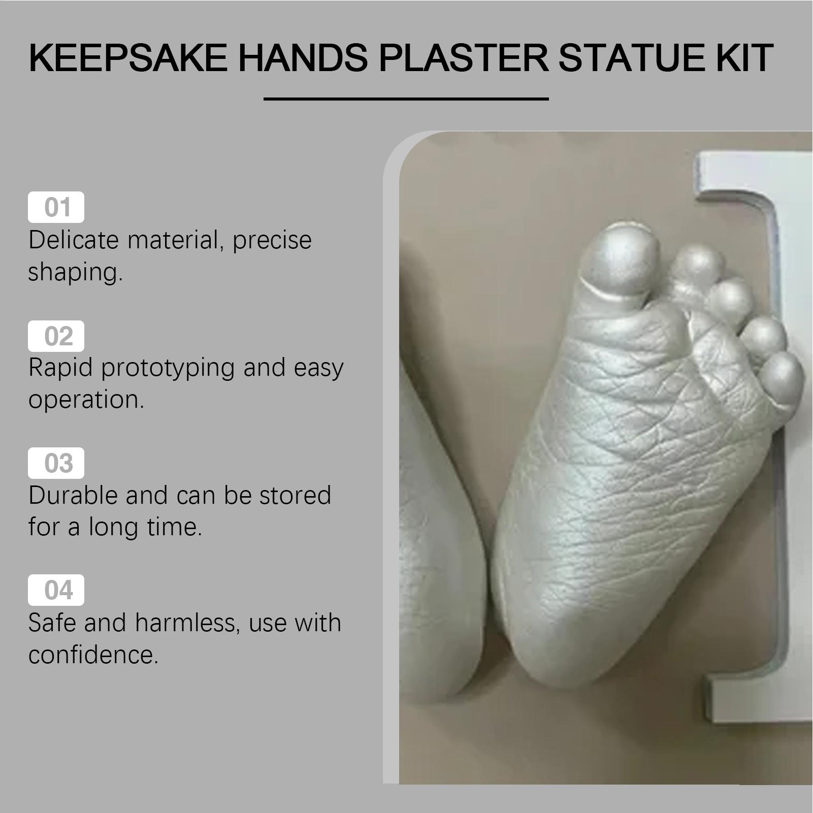 赤ちゃんの手と足の型取りキット 赤ちゃんの手の型取りキット  - Soap Making Kit For Adults のレビューと価格