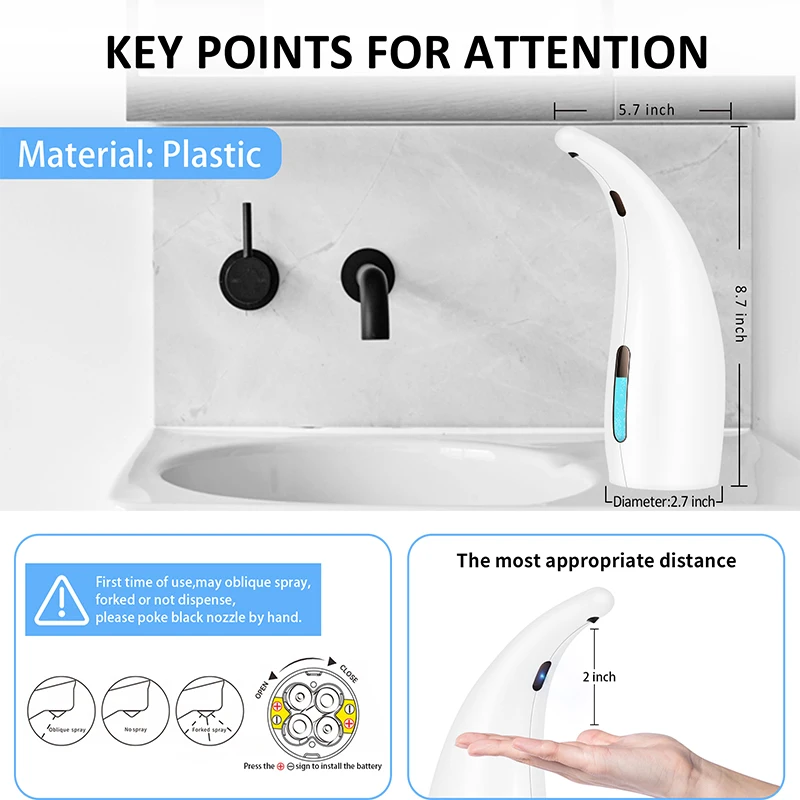 全自動バスルームおよびキッチン赤外線センサーソープディスペン - Soap Making Machine At Home のレビューと価格