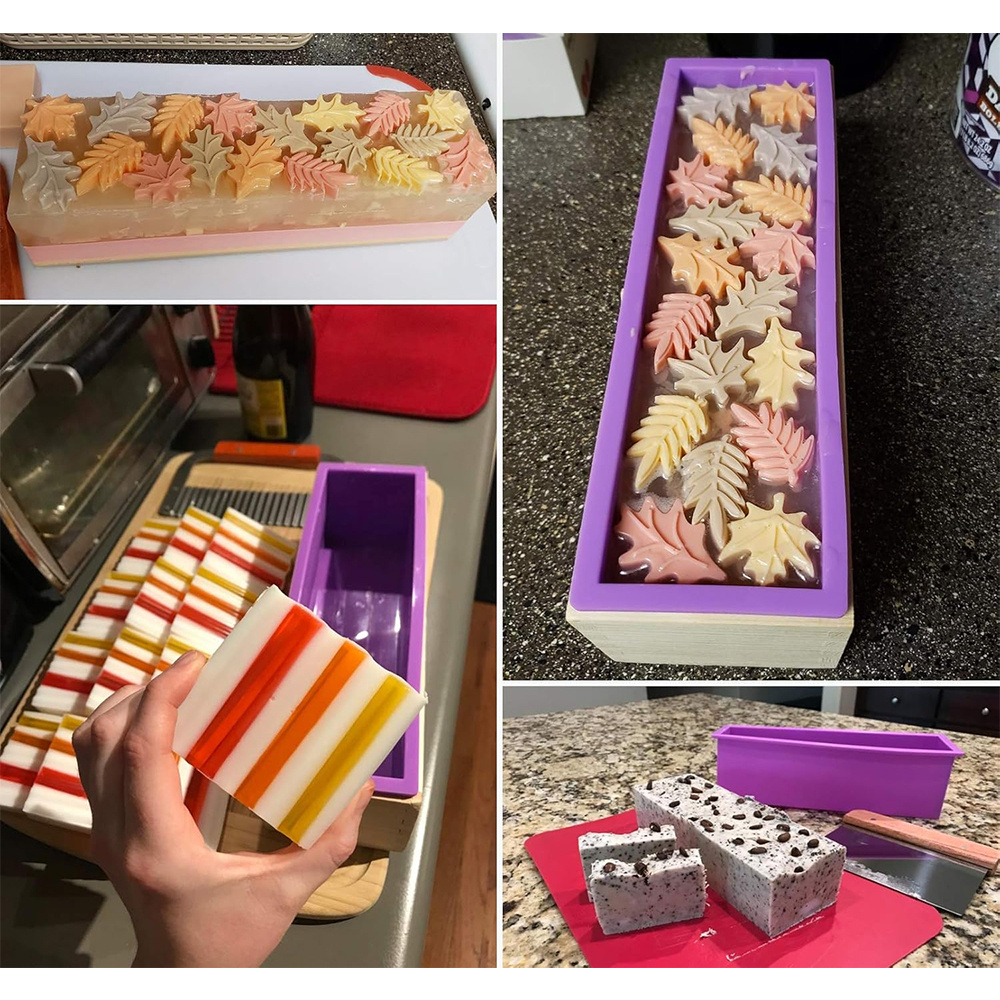 DIY 手作り石鹸作りキット 竹製カッティングボックスとシリ - Soap Making Essentials のレビューと価格