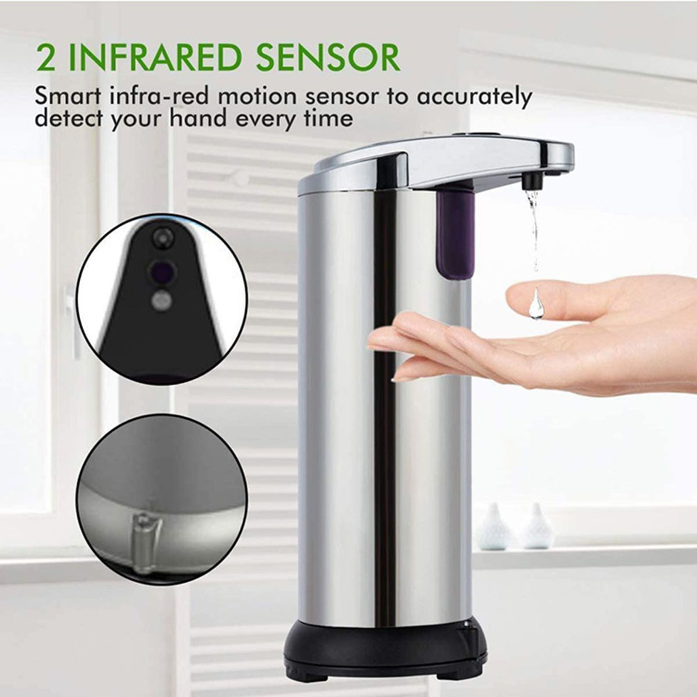 ステンレス鋼自動ソープディスペンサータッチレスセンサー液体ソ - Soap Making Machine At Home のレビューと価格