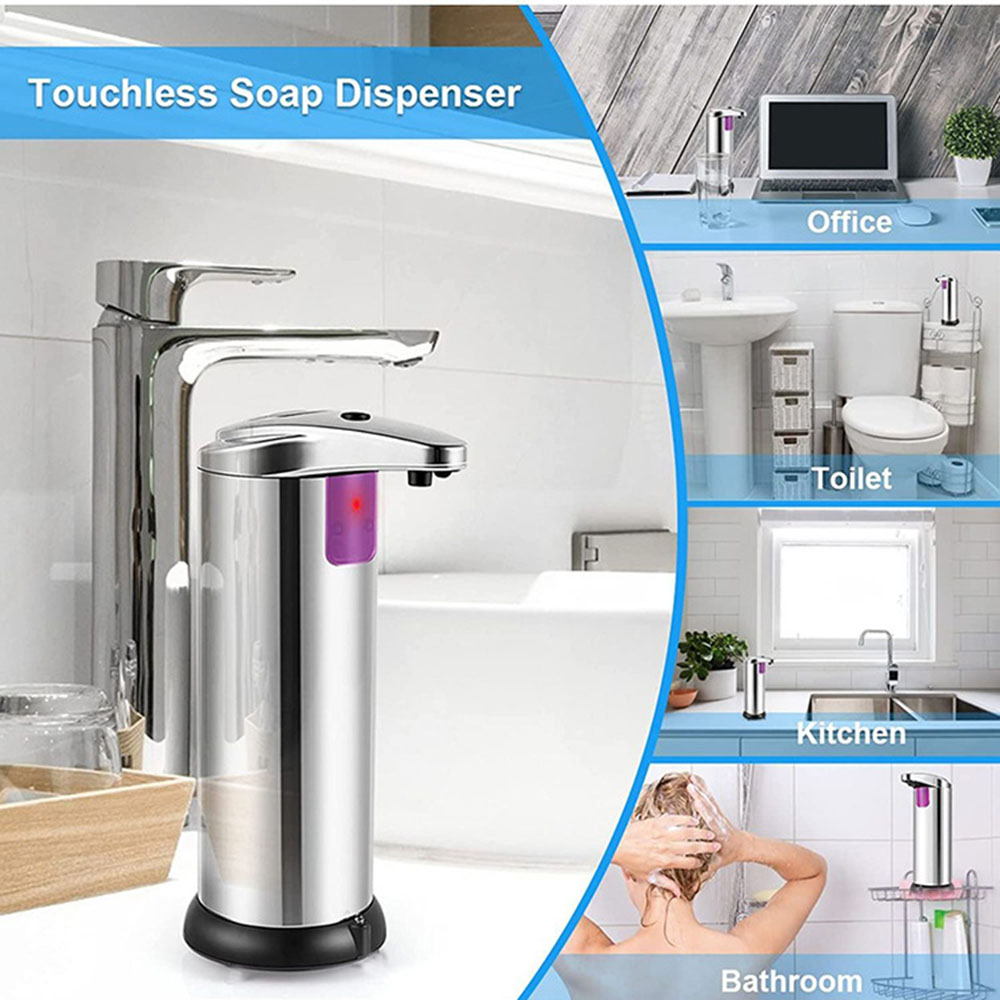 ステンレス鋼自動ソープディスペンサータッチレスセンサー液体ソ - Soap Making Machine At Home のレビューと価格