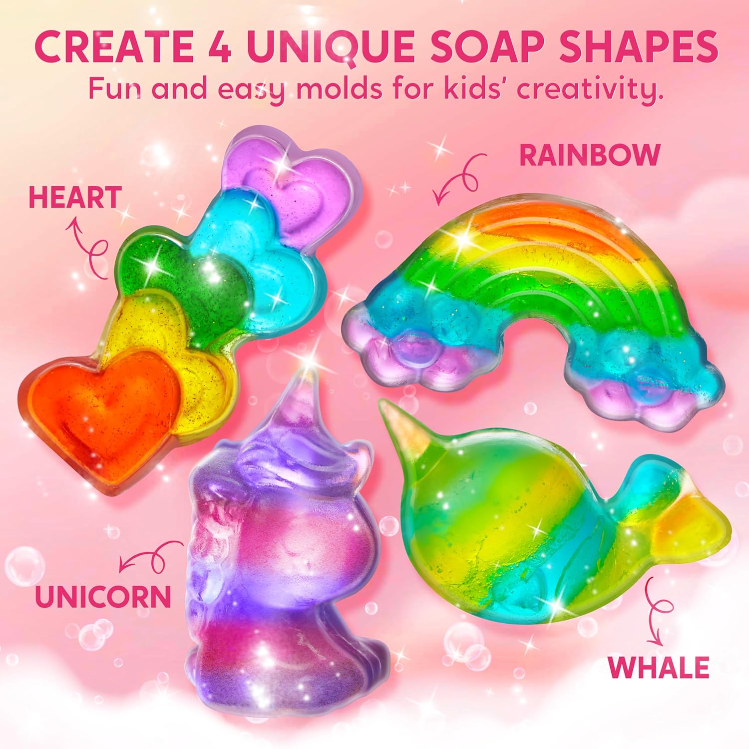 JOYFY ユニコーン石鹸作りキット 女の子向け工作 DIY - Soap Making Essentials のレビューと価格