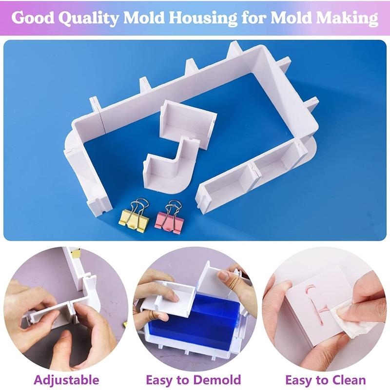 91AC DIY樹脂型用のプラスチックハウジングフレーム - Soap Making Kit For Adults のレビューと価格
