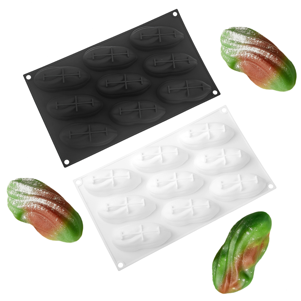 ピスタチオデザイン 1、4、9セルシリコンチョコレート型 食 - Soap Making Gloves のレビューと価格