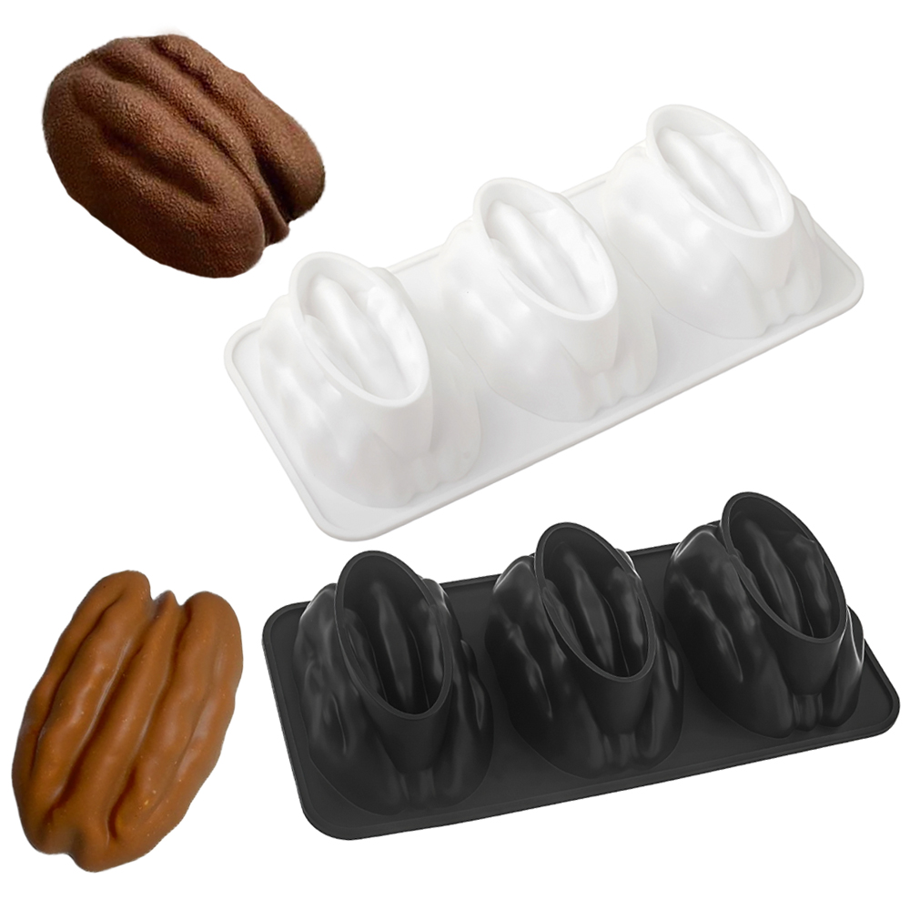 1/3/4/6/12セル ペカンデザイン シリコンケーキ型  - Soap Making Gloves のレビューと価格