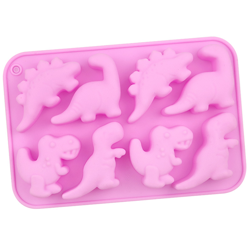 ブルース卸売 8匹の恐竜漫画シリコンケーキ型 DIY手作り石 - Soap Making Gloves のレビューと価格