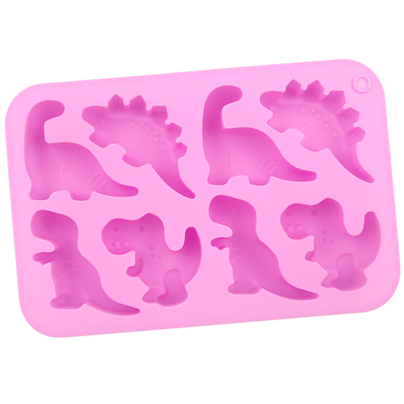 ブルース卸売 8匹の恐竜漫画シリコンケーキ型 DIY手作り石 - Soap Making Gloves のレビューと価格