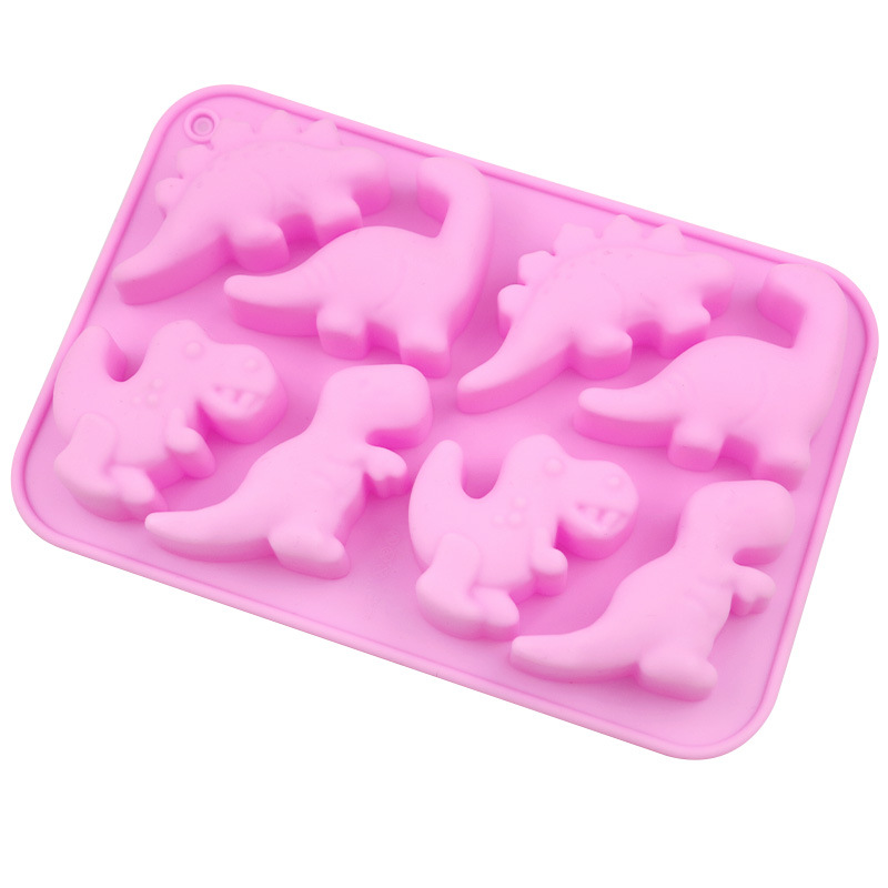ブルース卸売 8匹の恐竜漫画シリコンケーキ型 DIY手作り石 - Soap Making Gloves のレビューと価格