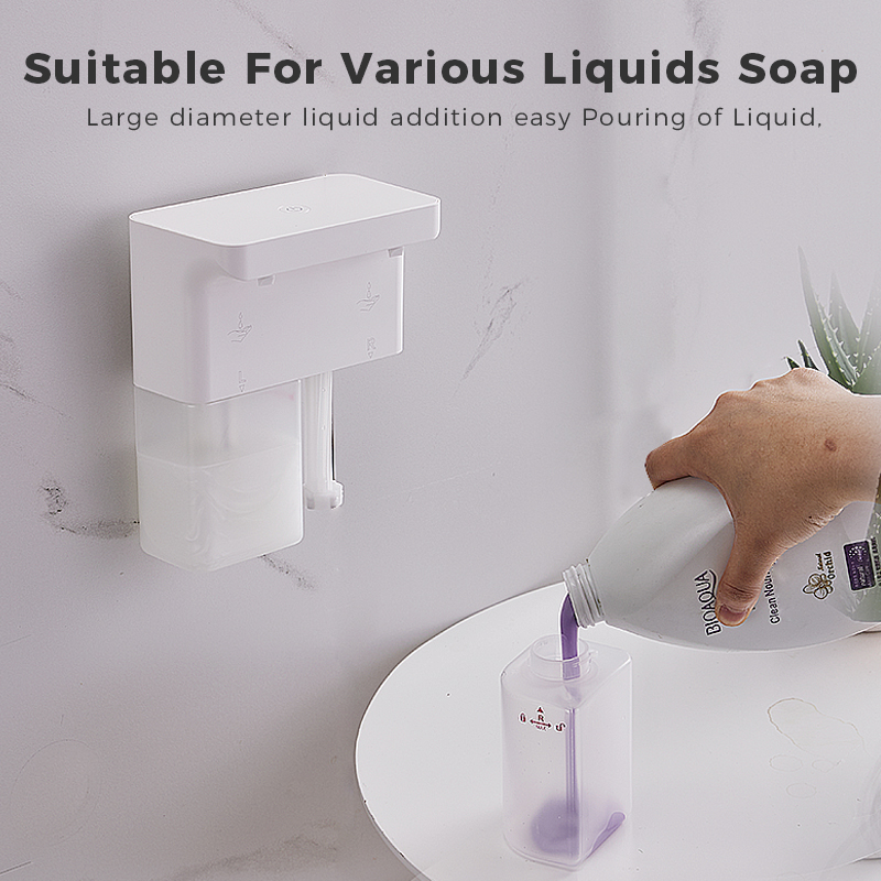 600 ミリリットル自動泡ソープディスペンサー双頭タッチレス - Soap Making Machine At Home のレビューと価格