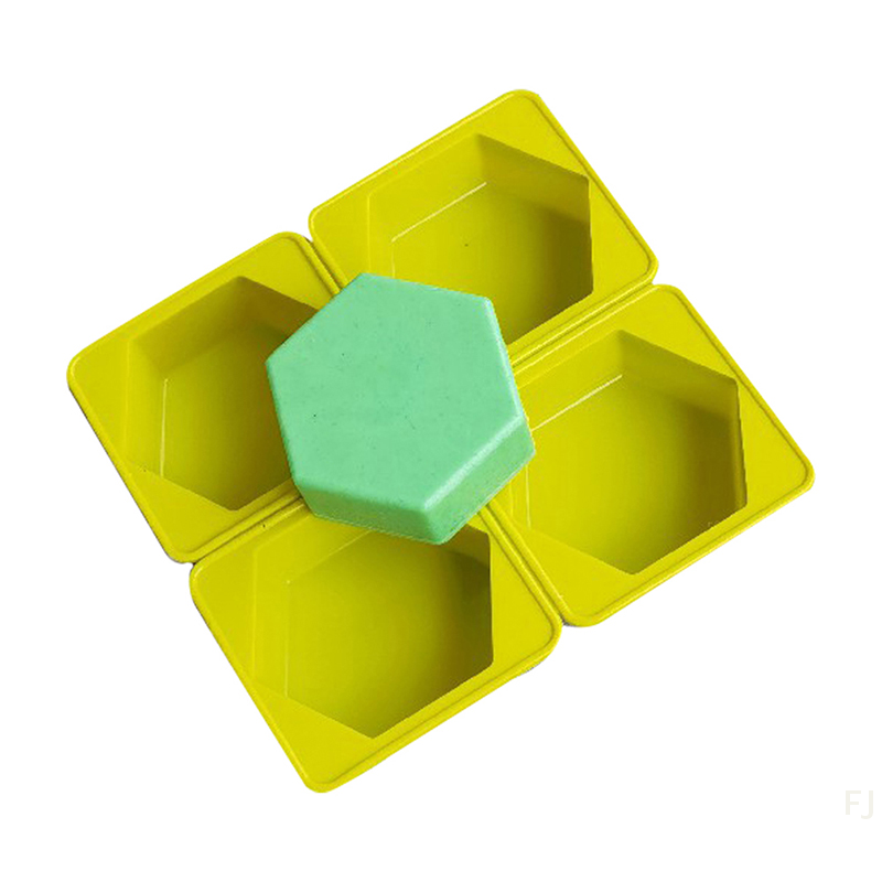 [YU] 4 キャビティ石鹸型シリコーンフォーム手作り六角形 - Soap Making Kit For Adults のレビューと価格